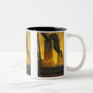 Castleton Cut-Off New York Central Linien Zweifarbige Tasse