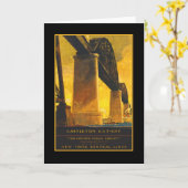 Castleton Cutoff Bridge Travel Poster on Cards Karte (Gelbe Blume)