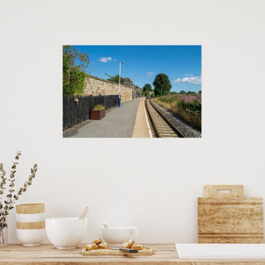 Castleton Moor Railway Station Poster (Küche)