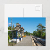 Castleton Moor Railway Station Postkarte (Vorne/Hinten)