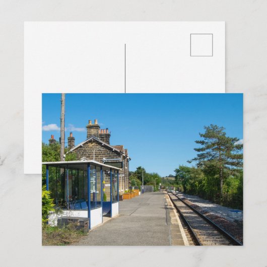 Castleton Moor Railway Station Postkarte (Vorne/Hinten)