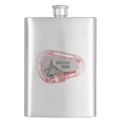 Castleton Tower Klettergarten Flachmann (Vorderseite)