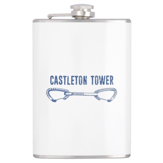 Castleton Tower Klettern Flachmann (Vorderseite)