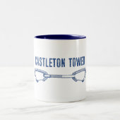 Castleton Tower Klettern Zweifarbige Tasse (Mittel)