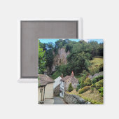 Castleton und die Klippen Magnet (Vorderseite/Rückseite)