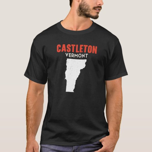 Castleton Vermont USA Staat America Travel Vermont T-Shirt (Vorderseite)