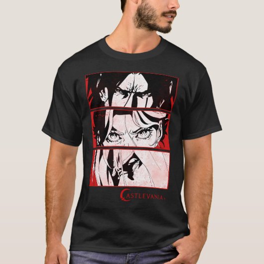 Castlevania Angry Eyes Panel T-Shirt (Vorderseite)