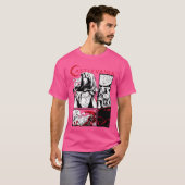 Castlevania Schwarz Weiß Comic Panels T-Shirt (Vorne ganz)