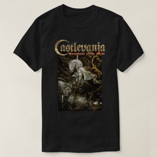 Castlevania - Symphonie de la nuit T - Shirt class (Design vorne)