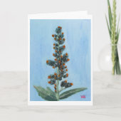 Castor Bean Plant Karte (Vorderseite)