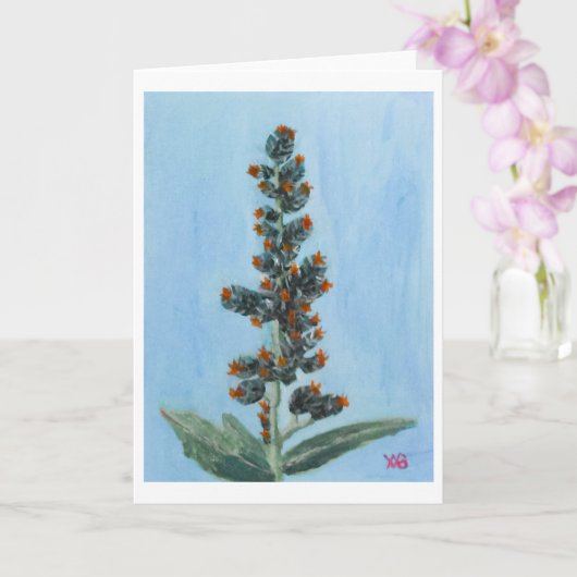 Castor Bean Plant Karte (Orchidee)