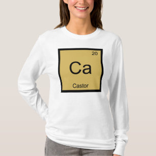 Castor Name Chemie Element Periodensystem T-Shirt