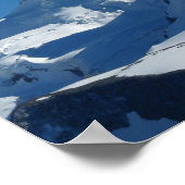 Castor und Pollux Schweizer Alpen Poster (Ecke)