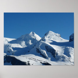Castor und Pollux Schweizer Alpen Poster
