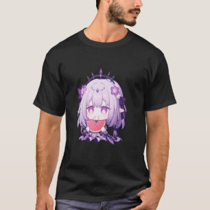Castorice Chibi Dan Heng Marth 7. HSR Gacha Games T-Shirt