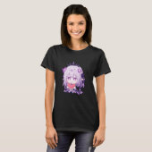 Castorice Chibi Dan Heng Marth 7. HSR Gacha Games T-Shirt (Vorne ganz)