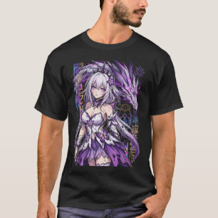 Castorice HSR Gothic Kleid Kristalline Akzente Tra T-Shirt