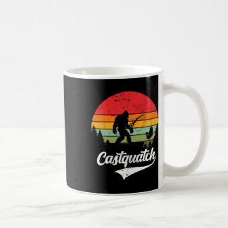 Castquatch Funny B Fisherman Fishing Meme Kaffeetasse
