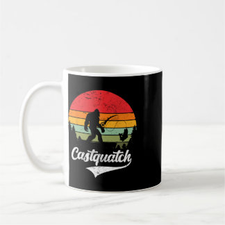 Castquatch Lustig Byss Fischer Angeln Meme Kaffeetasse