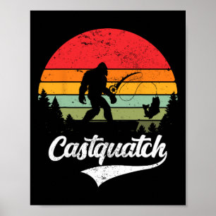 Castquatch Lustiger B Fischer Fischermeme Poster
