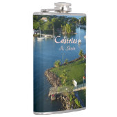 Castries Saint Lucia Caribbean Island Flachmann (Rechts)