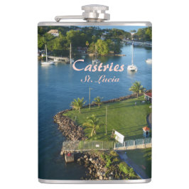 Castries Saint Lucia Caribbean Island Flachmann