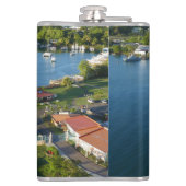 Castries Saint Lucia Caribbean Island Flachmann (Rückseite)