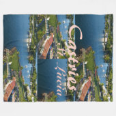 Castries Saint Lucia Caribbean Island Fleecedecke (Vorderseite (Horizontal))