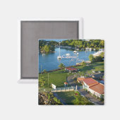 Castries Saint Lucia Caribbean Island Magnet (Vorderseite/Rückseite)