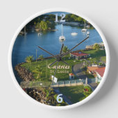 Castries Saint Lucia Caribbean Island Uhr (Vorderseite)