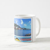 Castries - Saint Lucia - Panorama - Kaffeetasse (VorderseiteRechts)