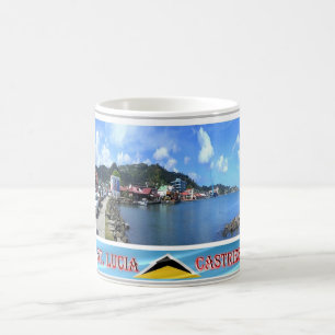 Castries - Saint Lucia - Panorama - Kaffeetasse