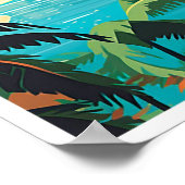 Castries Saint Lucia Poster (Ecke)