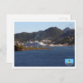 Castries - Saint Lucia Postkarte (Vorne/Hinten)