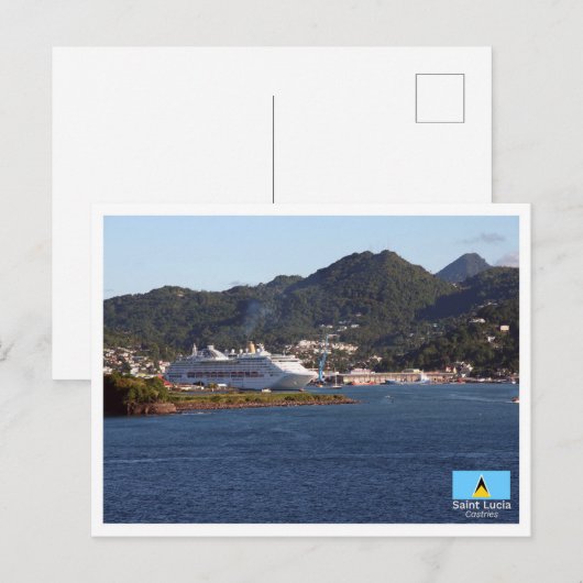 Castries - Saint Lucia Postkarte (Vorne/Hinten)