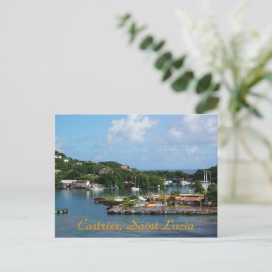 Castries, Saint Lucia Postkarte (Stehend Vorderseite)