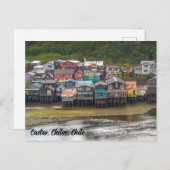 Castro, Chiloe, Chile Postkarte (Vorne/Hinten)