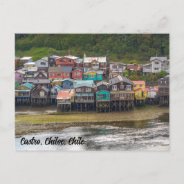 Castro, Chiloe, Chile Postkarte