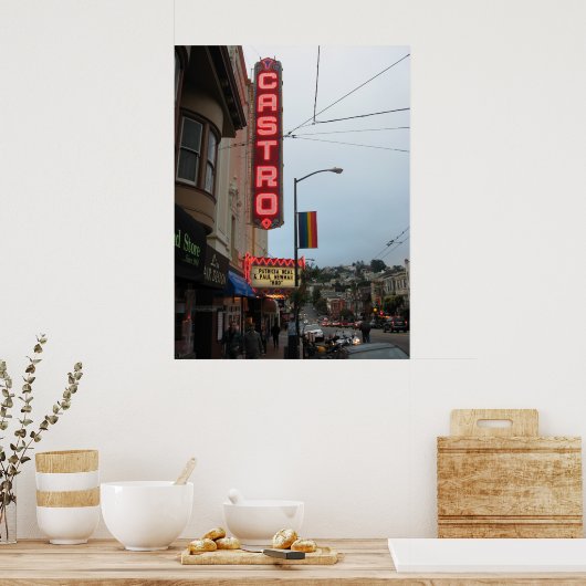 Castro, San Francisco CA Poster (Küche)