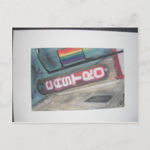 Castro Theater Sign Postkarte