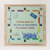 Casual and Fun Family Board Game Jigsaw Puzzle (Vertikal)