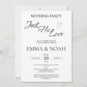 Casual Christian Wedding Invitation | Faith Einladung (Vorderseite)