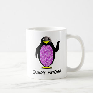 Casual-Freitag-Pinguin-Lustiger-Becher Kaffeetasse
