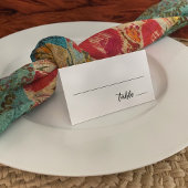 Casual Handwriting Simple Typografie Versatile Platzkarte