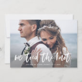 Casual Script | Ankündigung von zwei Fotos (Vorderseite)