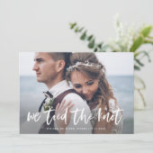 Casual Script | Ankündigung von zwei Fotos (Stehend Vorderseite)