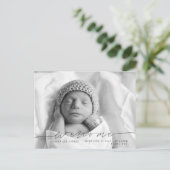 Casual Script | Modernes Foto zur Ankündigung von (Stehend Vorderseite)