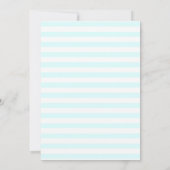 Casual Script | Modernes Minze Brautparty Einladung (Rückseite)