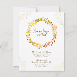 Casual Thanksgiving Invitation - Make it your own Einladung