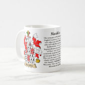 Caswell, der Ursprung, die Bedeutung und das Kaffeetasse (Vorderseite Links)